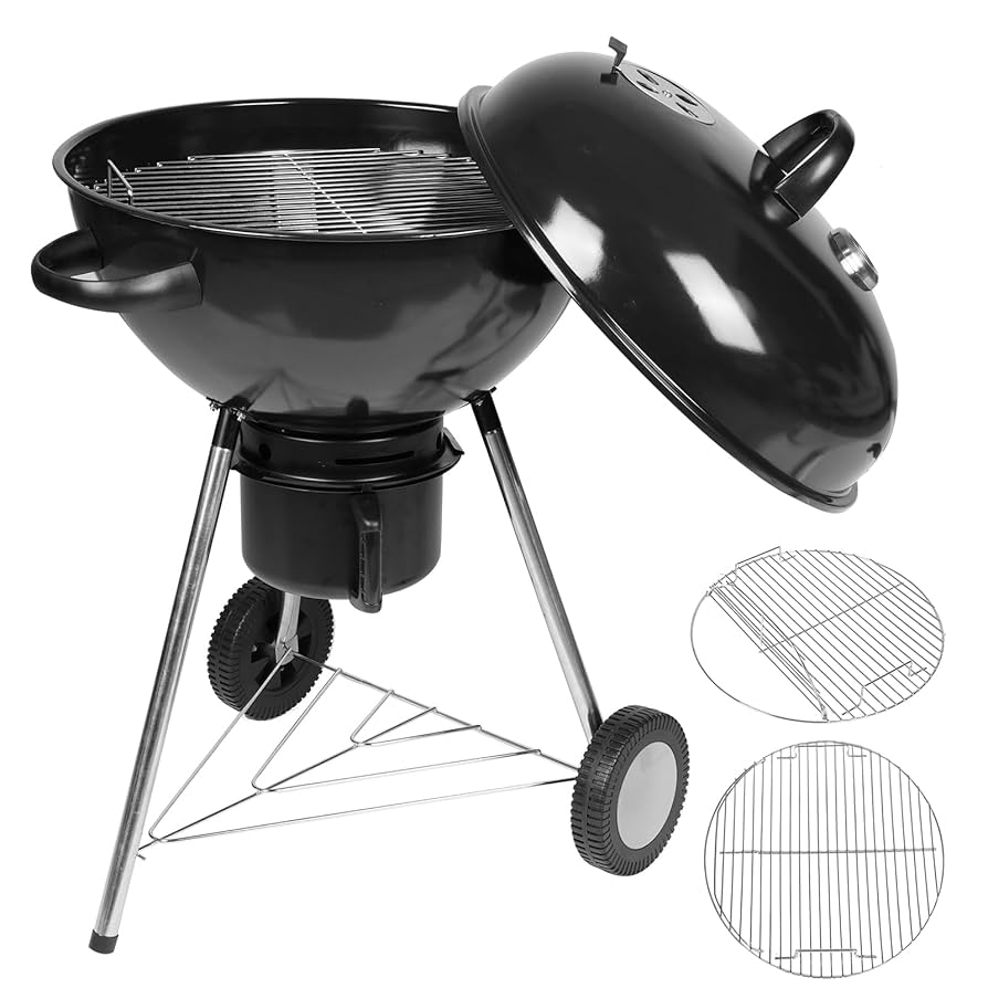 Amazon.com: OLALACOZY 22 Inch Charcoal Grill with 2 Cooking